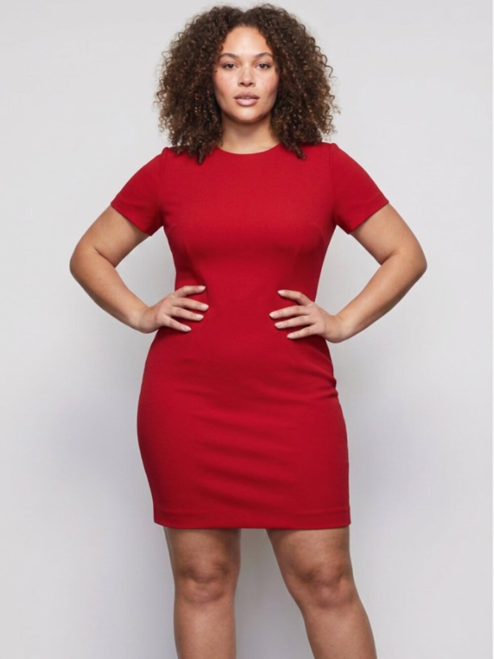 VINTAGE Liz Claiborne Dress Red Mini Size 8